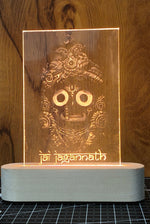 Jagannath Ji LED Acrylic Lamp