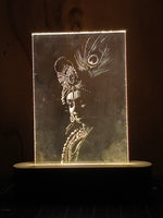 Shree Krishna | Illuminated Acrylic Art