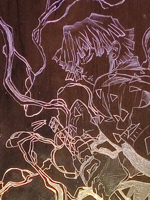 Zenitsu Acrylic LED Lamp | Demon Slayer