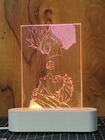 Sukuna vs Gojo | Illuminated Acrylic Art