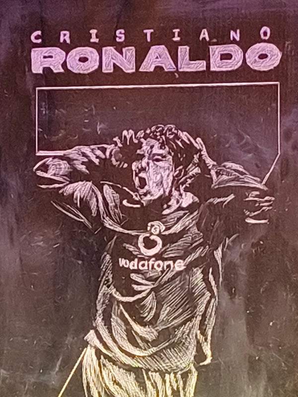 Cristiano Ronaldo | Illuminated Acrylic Art