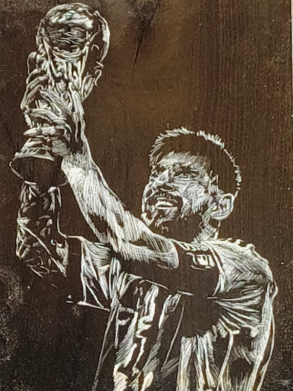 Lionel Messi Acrylic LED Lamp